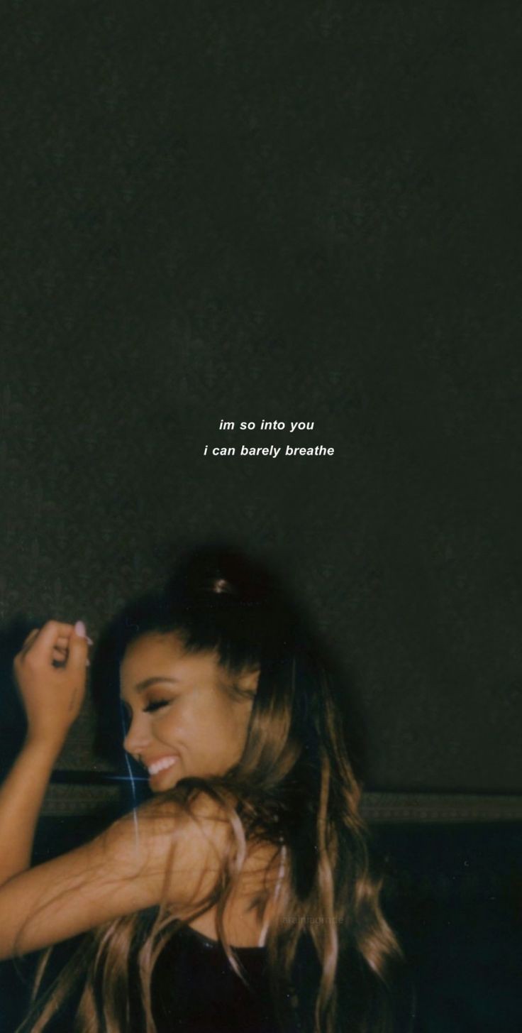 Ariana Grande Simple Quote Wallpaper Wallpaper Cave