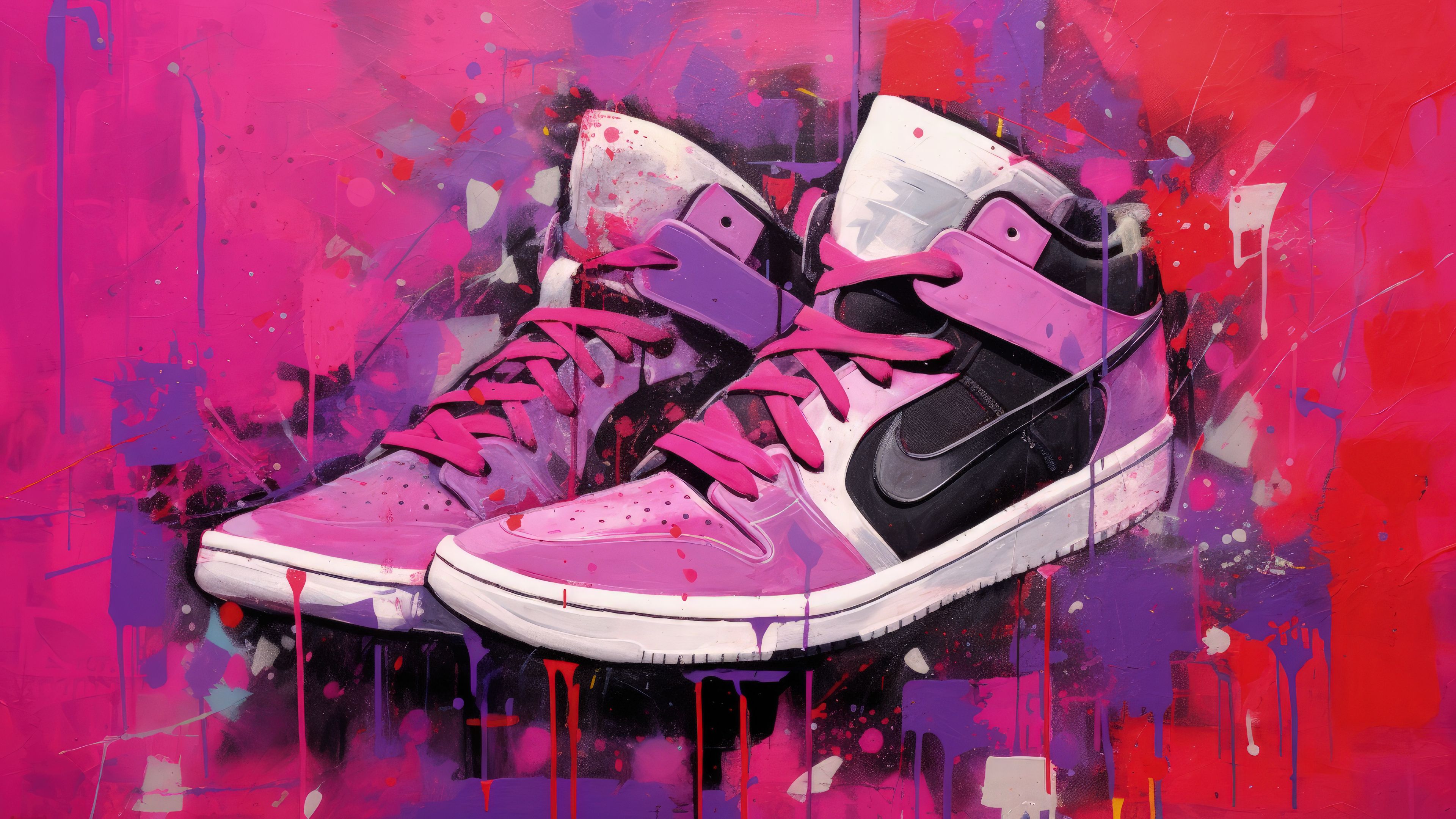 Sneaker Dreams on Canvas - Wallpaper Cave