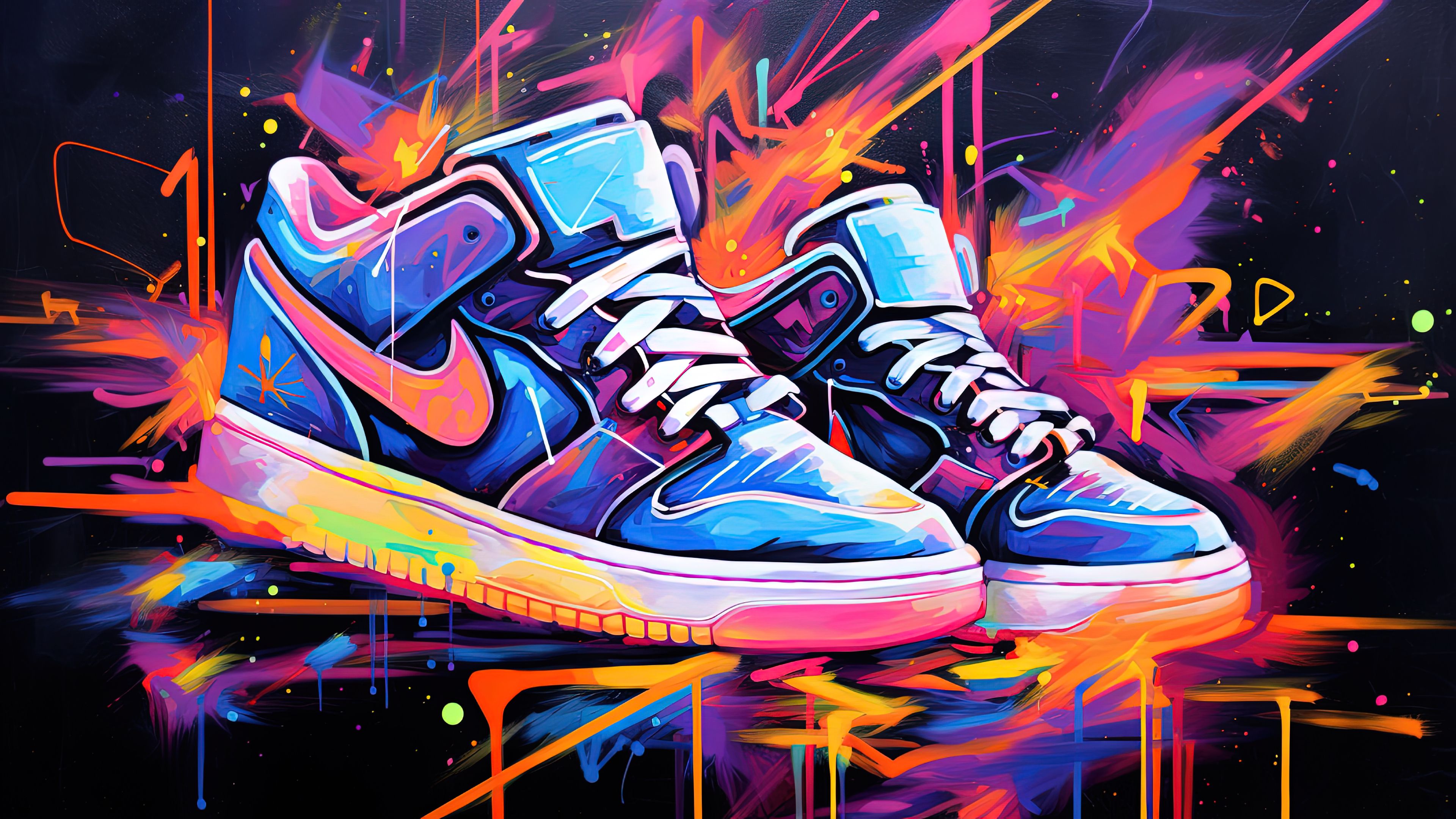 Sneaker Dreams on Canvas - Wallpaper Cave