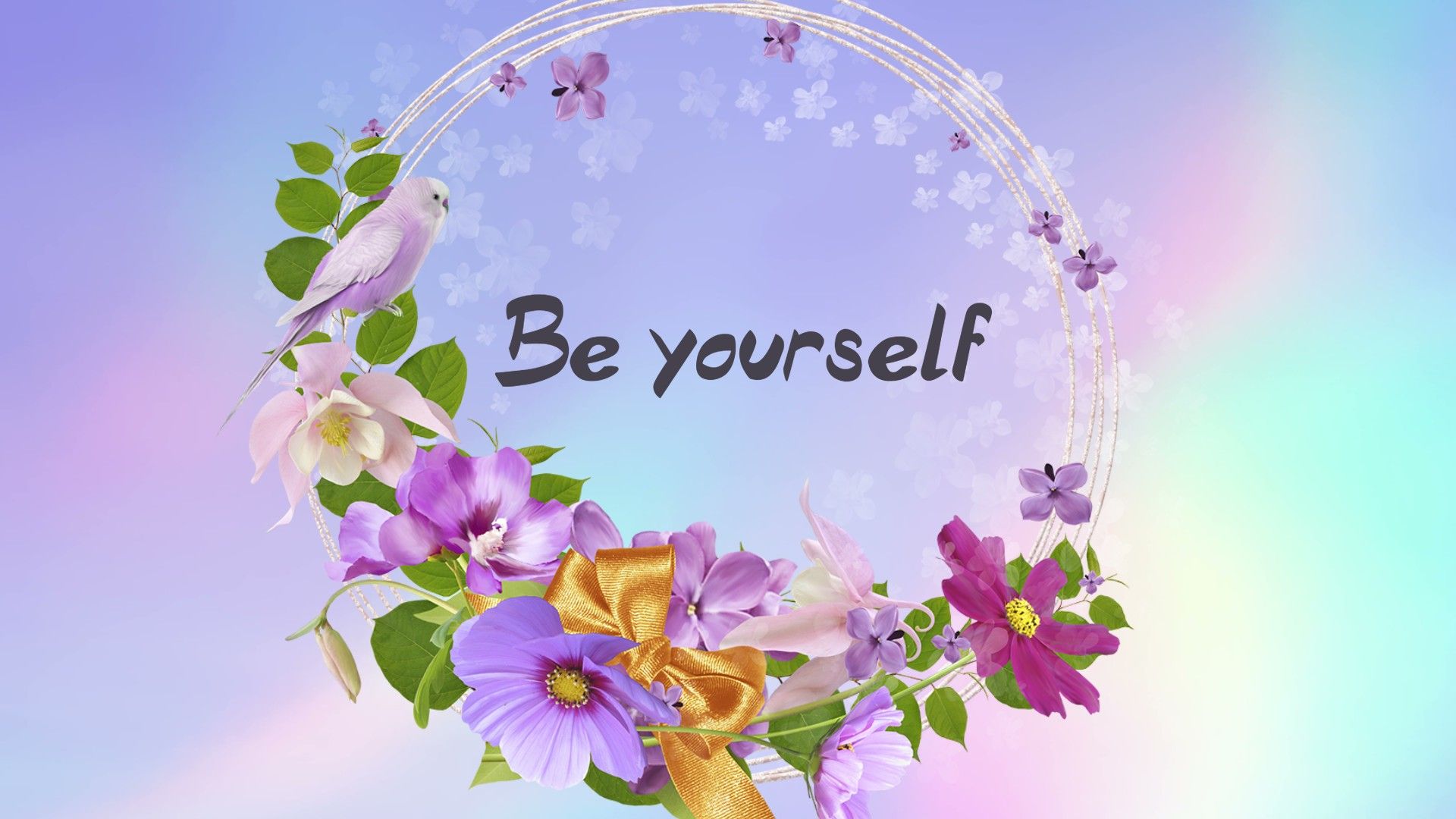 Be yourself laptop home screen - Wallpaper Cave