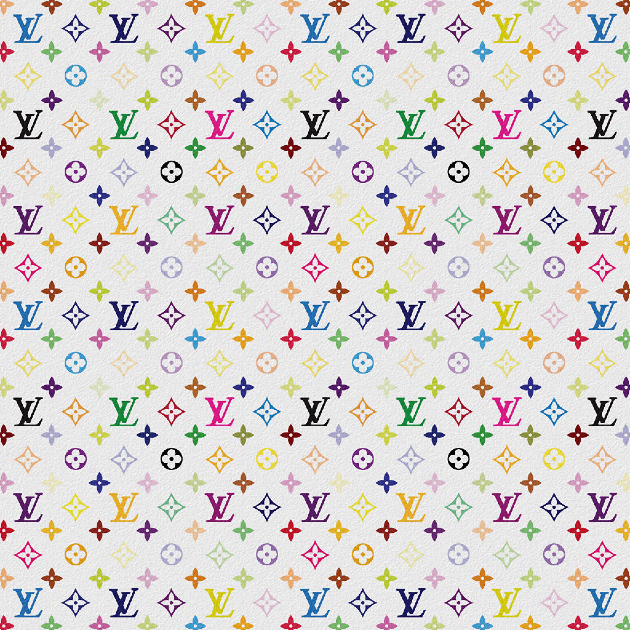 Colorful Louis Vuitton Monogram iPad Decal