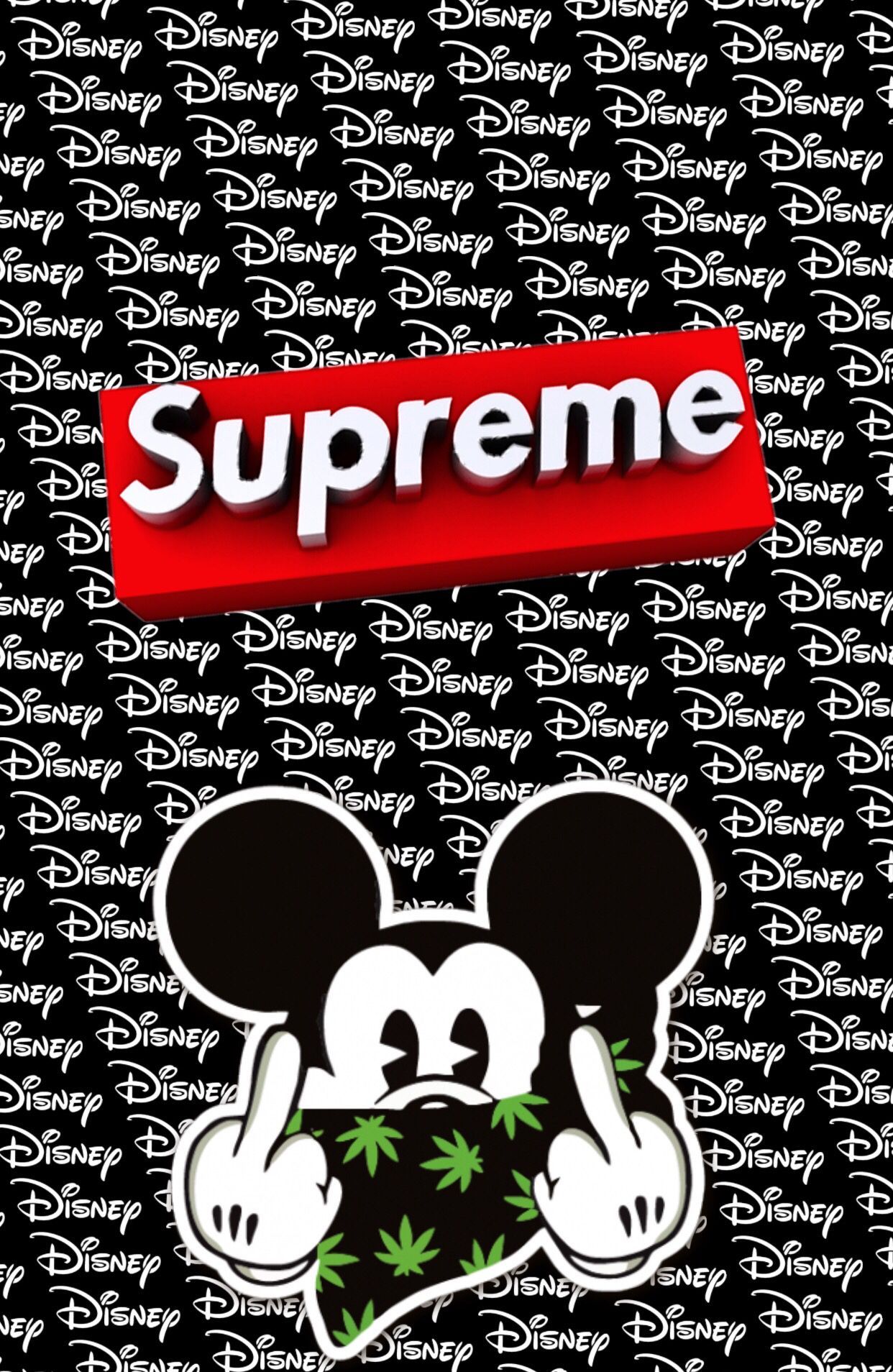 Mickey Mouse Supreme Wallpaper Cave