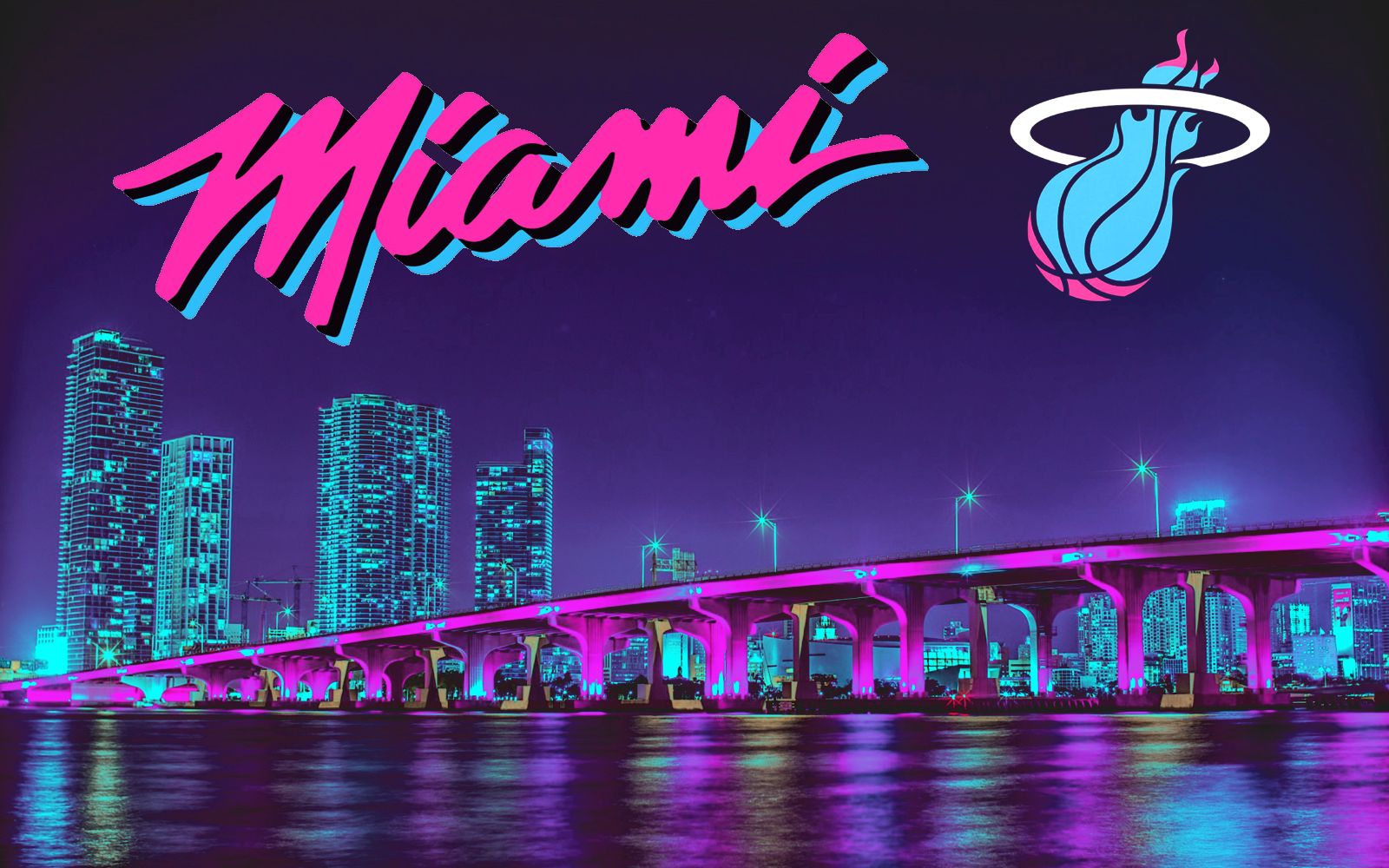 miami heat neon shirt