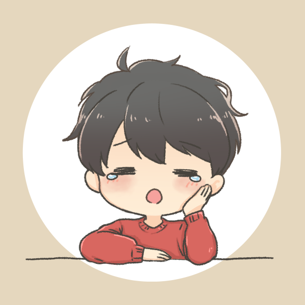 exhausted chibi