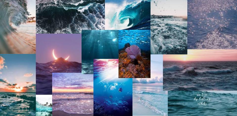 Ocean Aesthetic Collage - Wallpaper Cave