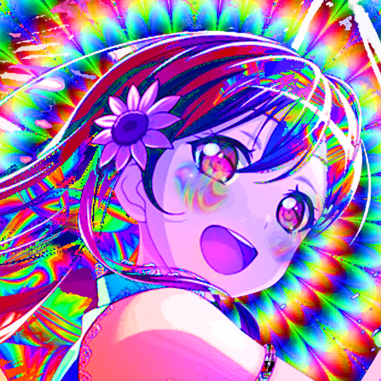 aesthetic anime rainbowcore icon - Wallpaper Cave