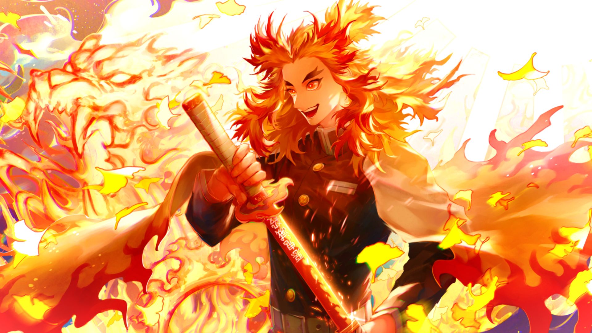 Kyojuro Rengoku Demon Slayer Wallpaper Cave