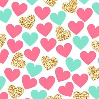 golden , pink,blue.# Hearts#❤️❤️