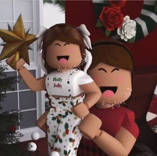 Me and my daughter on Christmas in Brookhaven rp
