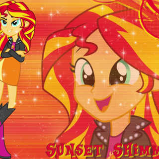 Sunset Shimmer a girl who nice