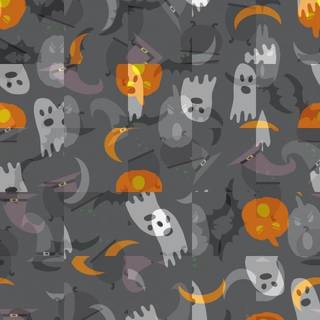 ghosts and pumpkins