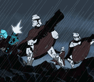 Stormtroopers shooting
