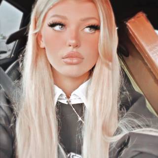 i love your fast car Loren Gray and your long white hair