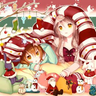 Merry Christmas Animes girls