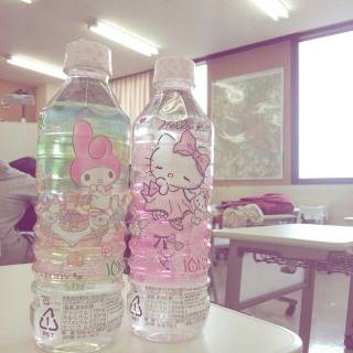 sanrio water bottles !!