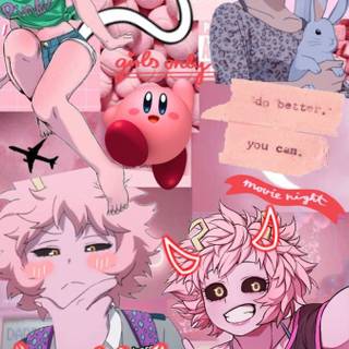 Mina Ashido Phone Wallpaper