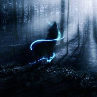 Magical wolf