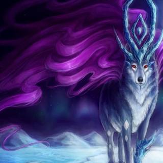 mythical ice wolf 