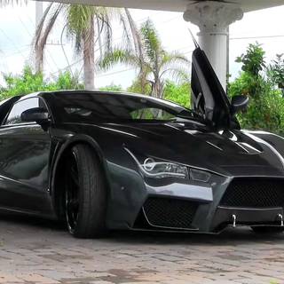 I love this fast black Lamborghini car in the world