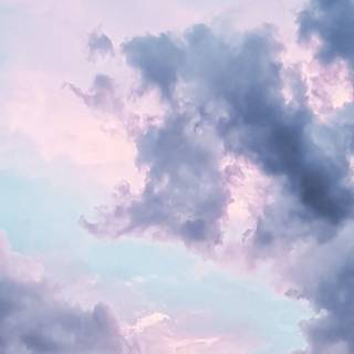 aesthetic purple pastel clouds 