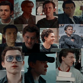 tom holland collage!
