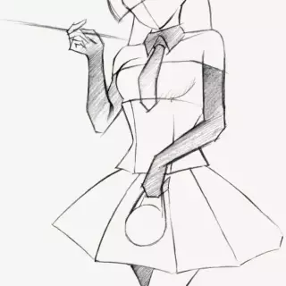 anime sketch