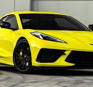 Yellow/Green Corvette