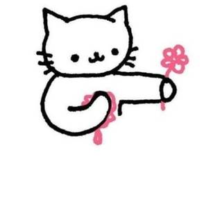 Here a flower for you :D cat