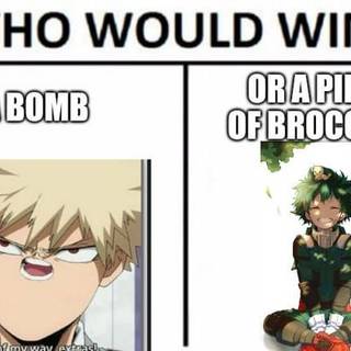 Who would win? Broccoli boi or Living bomb?