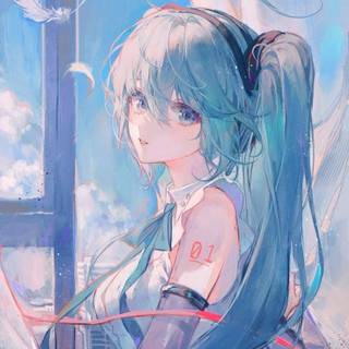 Miku wallpaper for your iPhone 