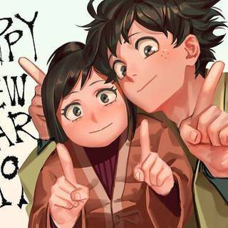 HAPPY NEW YEARS, FROM INKO AND IZUKU 
