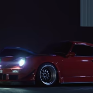 Porsche Wide Body Kit With Cambered Wheels