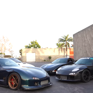 1998 AWD 12 Rotor Mazda RX7 FD3, 2003 AWD 4 Rotor Mazda RX7 FD, 1998 Rotory Corvette & 1990 Rotory RX7