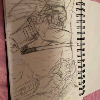 i drew my friend and i oc