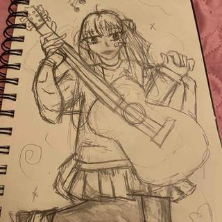 i drew my friend oc :)