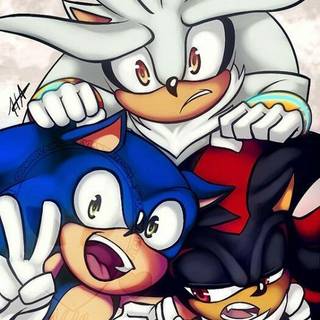 sonic,my son/silver and I