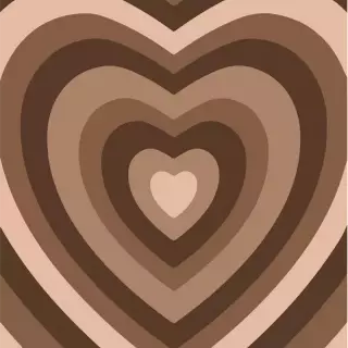 Aesthetic Brown Hearts