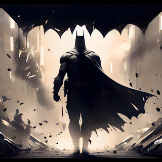 4k UHD Batman Wallpaper Digital Painting Illustration