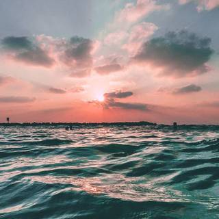 Aesthetic Ocean SunDown