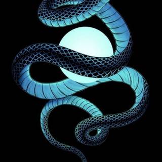 Blue snake