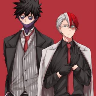 Villain Shoto and Dabi 