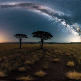 Dreamy Africa Landscape Wallpaper