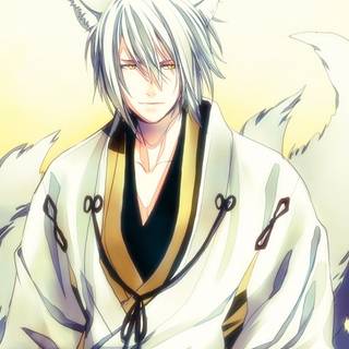 Arctic fox anime man