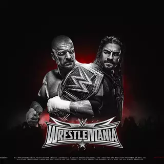 me and Makalah and our 2 kids go and see WWE Wrestlemania 32 roman reigns vs triple h for the wwe world heavyweight championship