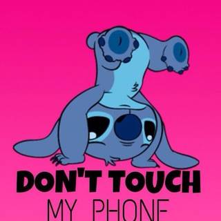 Dont touch my phone Stitch