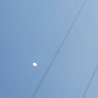 The moon by my school~~