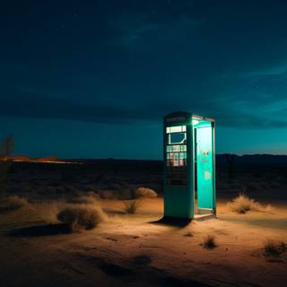 Lonely phonebooth