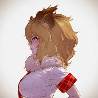 Lion anime girl