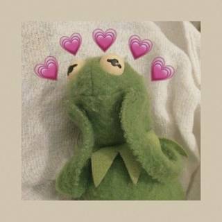 i got this kermit wallpaper if you download it pls give me credit