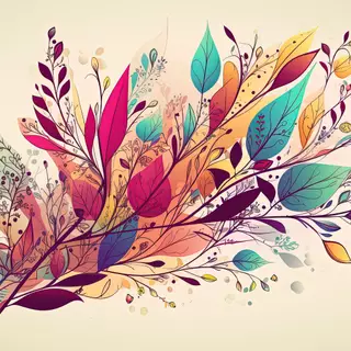 Mythic colorful Flower Wallpaper